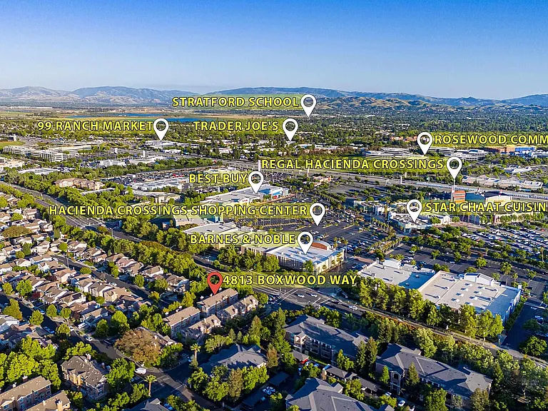 Walking distance to shopping malls, restaurants and cinema