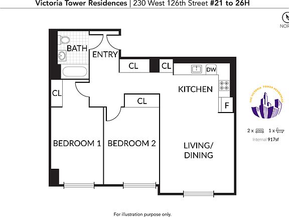 2nd image of 230 W 126th St APT 25H
