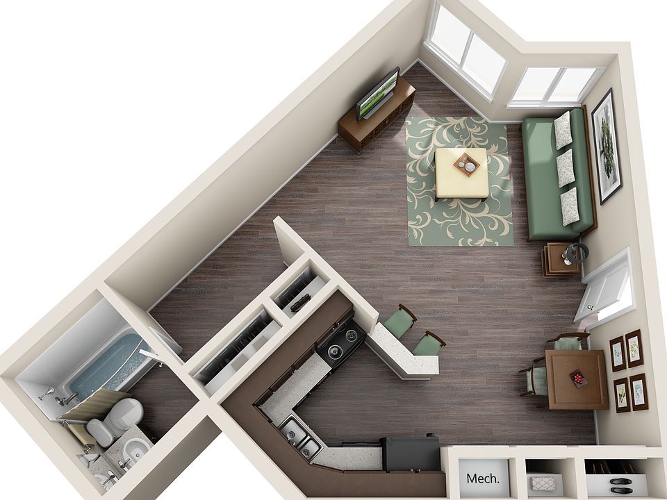 2nd image of 5005 Lily Ln #0B-1Ba-550Sqft