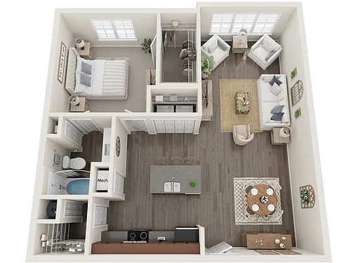 Floor plan The Clemens Deluxe