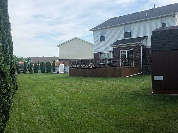 backyard, deck and shed