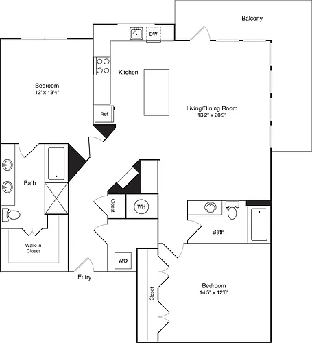 Floor plan B14