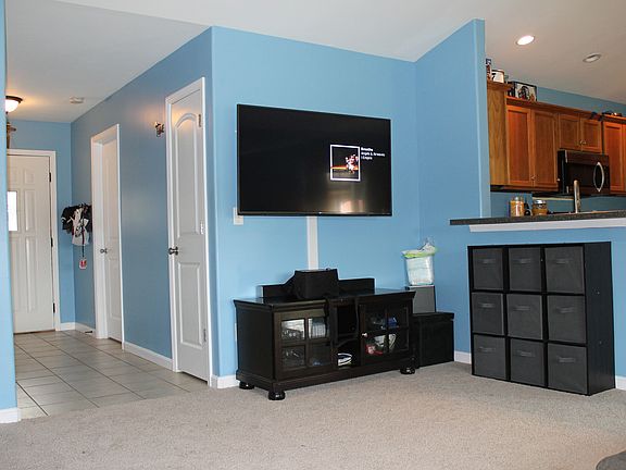 Living room and entry way