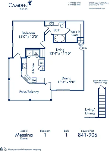 Floor plan Messina Estates