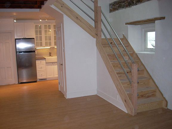 Kitchen/closet/stairs to upstairs.