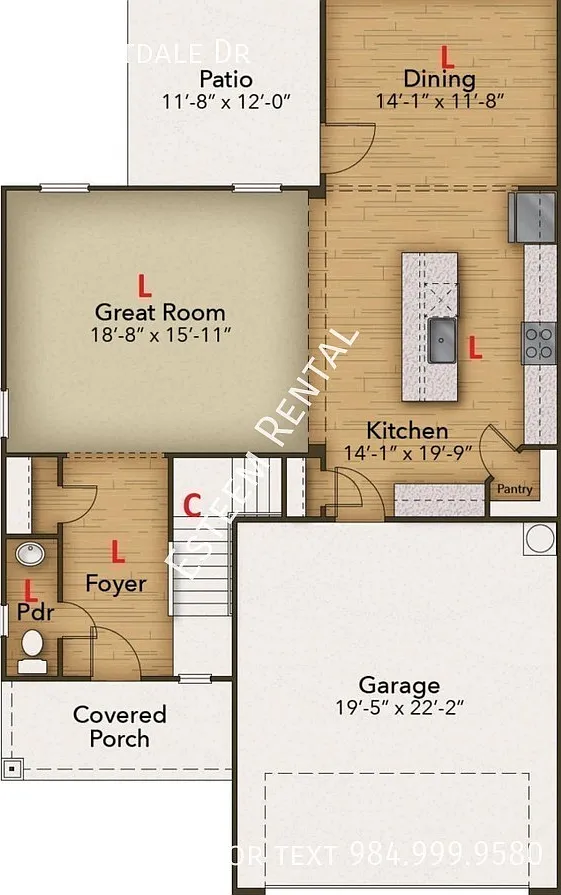 4 bed, 2.5 bath, 2250 sqft, $2,195 — Photo 3
