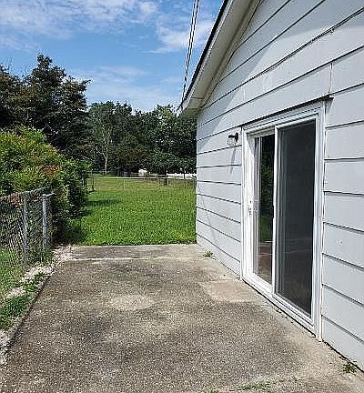 Left Side of Back Yard