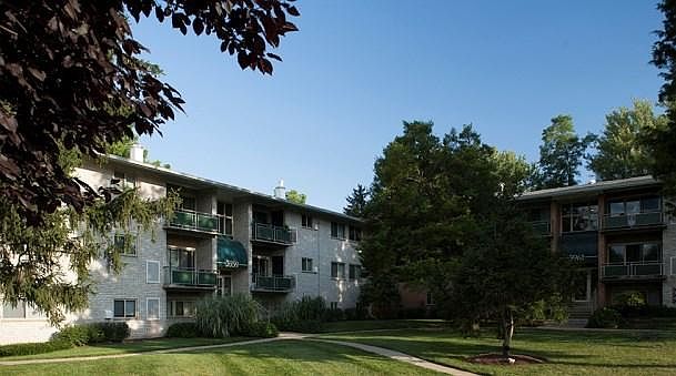Landscaped green courtyards