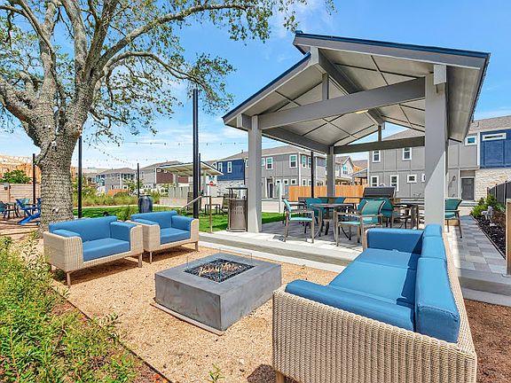 Fireplace and grill at common area