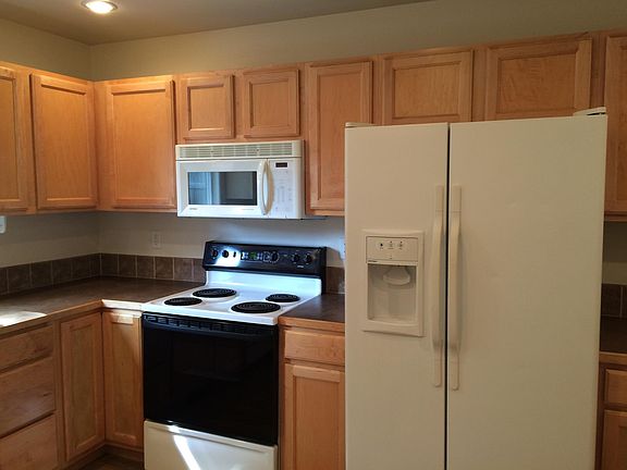 Bright spacious kitchen with natural light. 