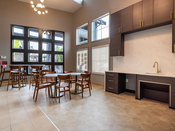 Office Entrance with tables and chairs