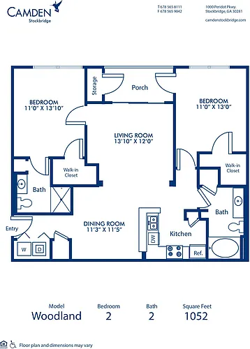 Floor plan Woodland