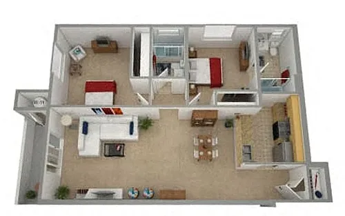 Floor plan Brand A1