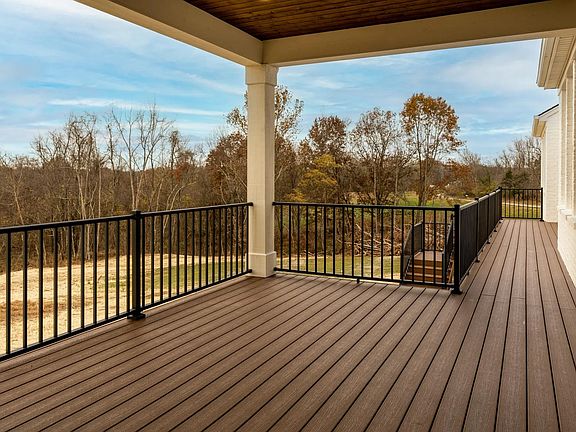 The Oak Hill outdoor living area