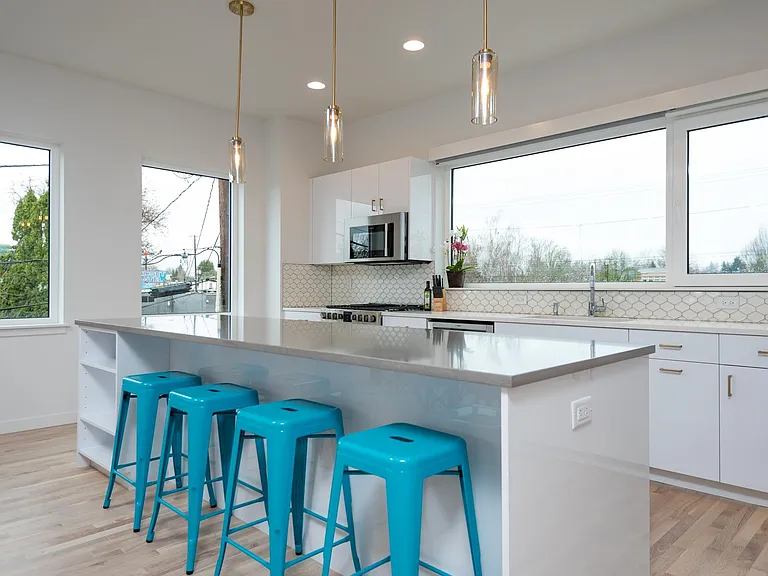 Open Living, Dining, Kitchen on 3rd Floor