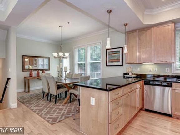 View to Dining Room and Kitchen