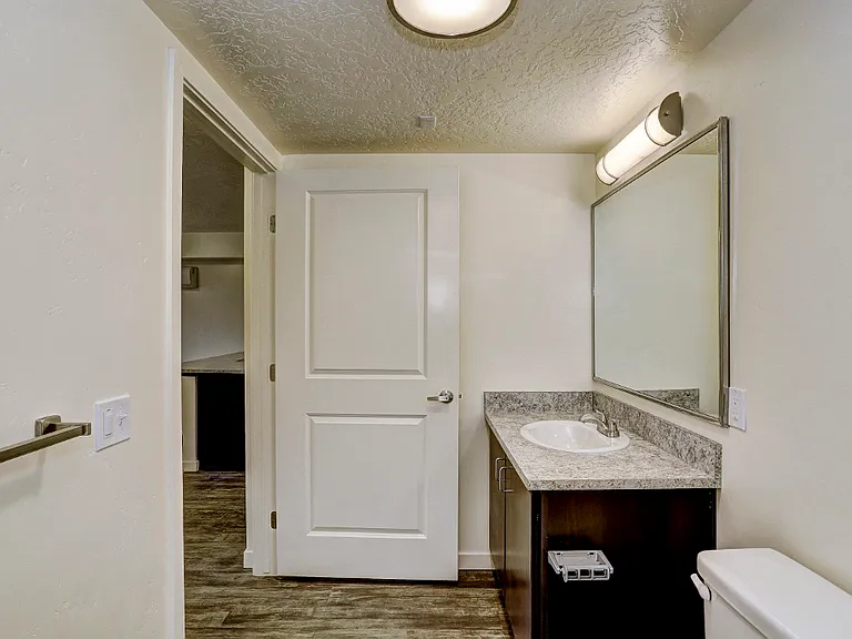 View of Bathroom from Tub