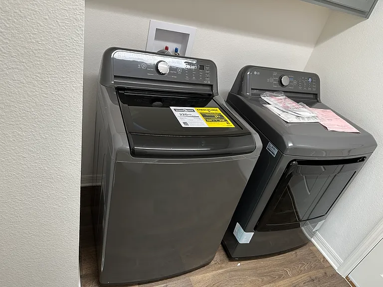 New Washer and Dryer included in rental