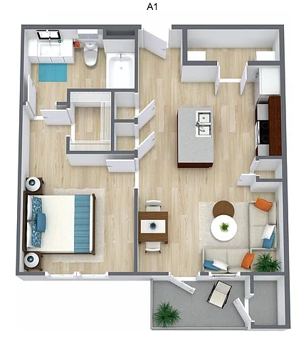 Floor plan A1
