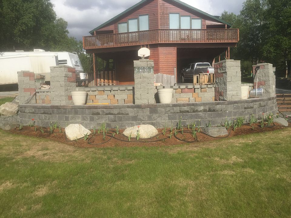 Spring facing the home 