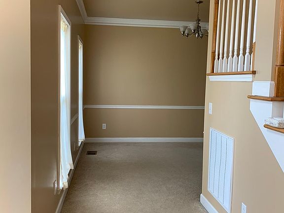 As you walk in, directly to your left is the dining room