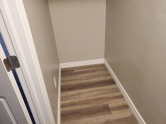 Storage in with washer and dryer hookups