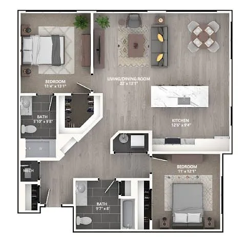 Floor plan B3
