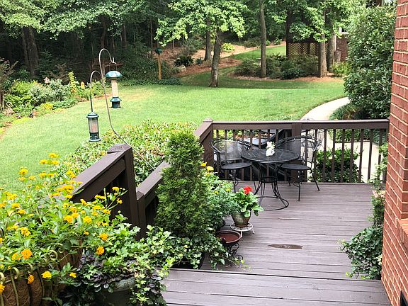 From screen porch to patio.