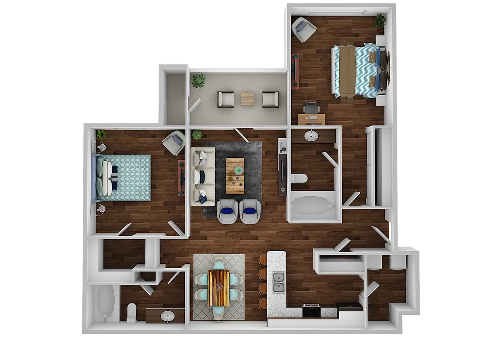 Floor plan B