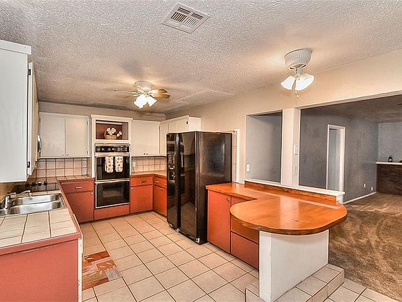 kitchen with double ovens