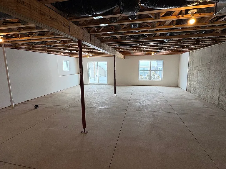 Unfinished Walk Out Basement