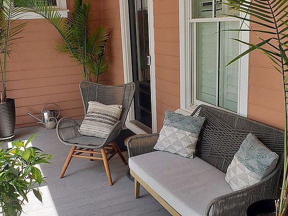 Welcoming front porch