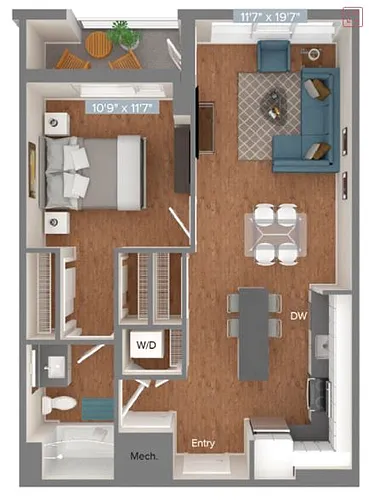 Floor plan A5-735S-U-911