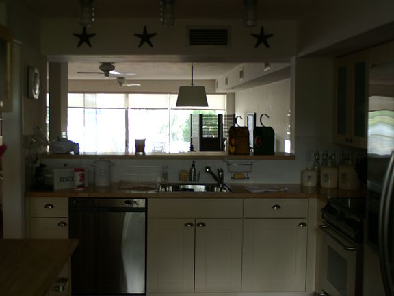 view from the kitchen