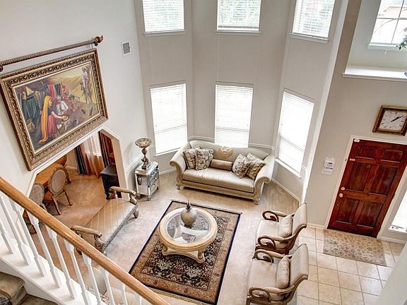 View of the Formal Living Room from the second floor.