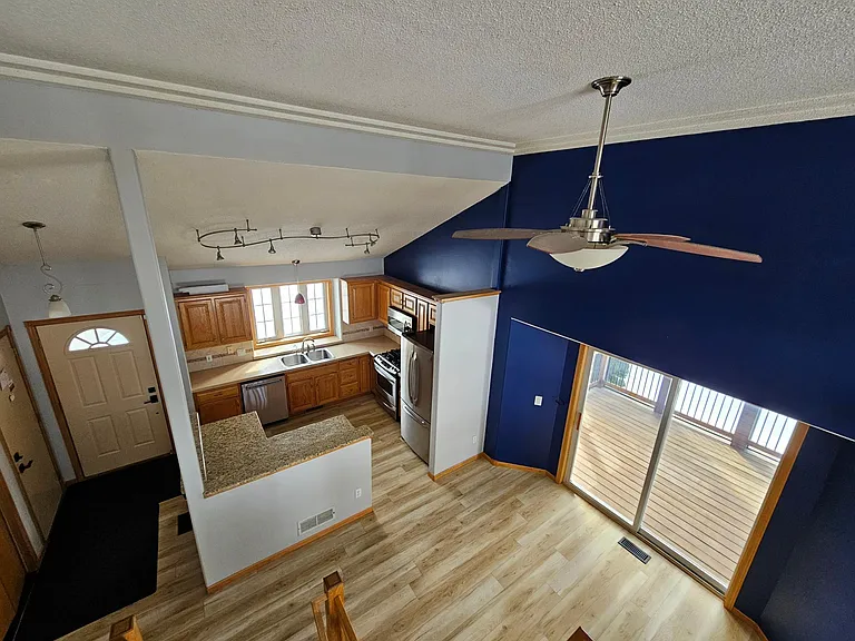 View from upper level