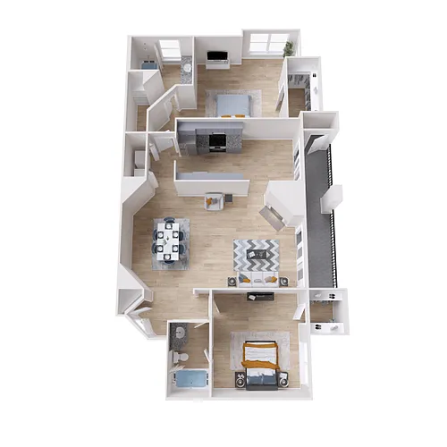 Floor plan B3
