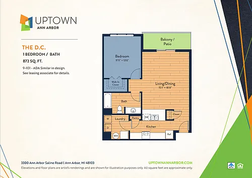 Floor plan The D.C