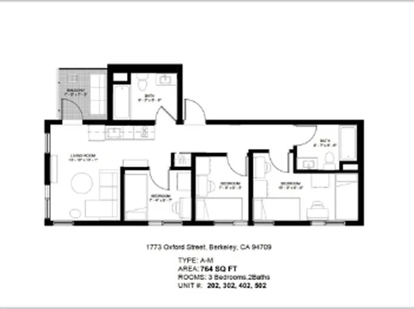 1773 Oxford St #202, Berkeley, CA 94709