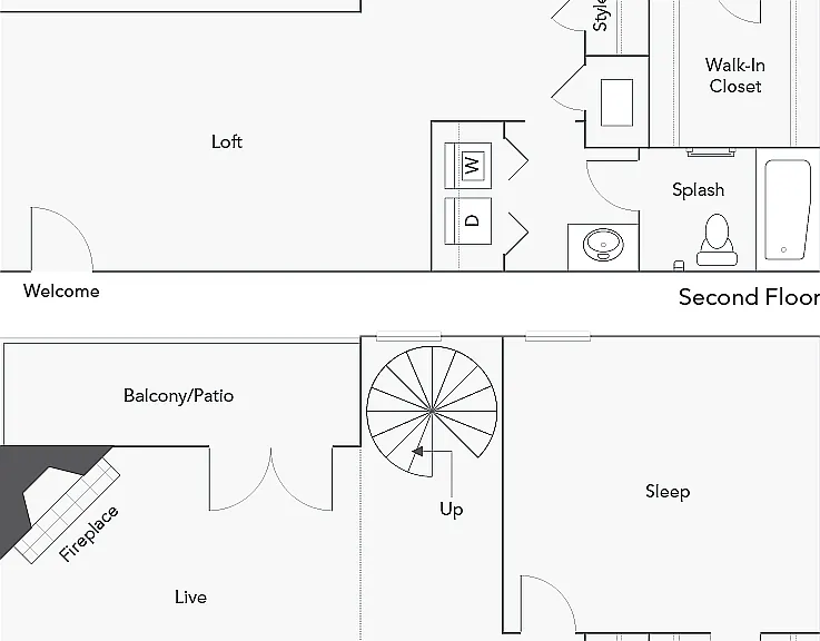 Camden | 2-Bedroom Floorplan Camden | 2-Bedroom Floorplan