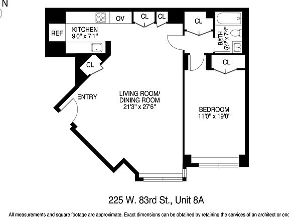 2nd image of 225 W 83rd St APT 8A
