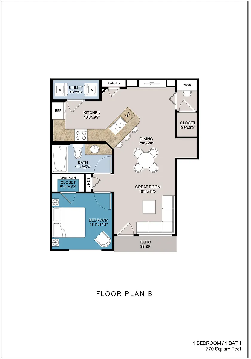 Floor plan B