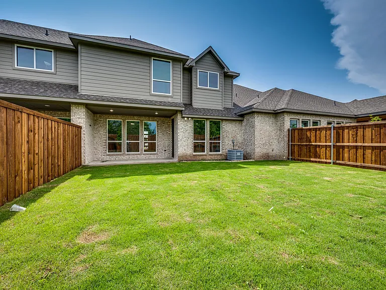You will not be disappointed by the size of the yard. It is spacious and has a 10 ft privacy fence
