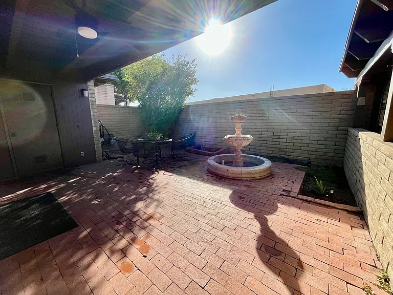Covered patio
