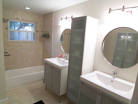 Largest of 2 master bathrooms