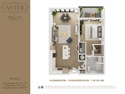 Floor plan Aster A1