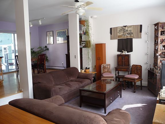 Living room looking into dining room