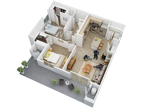 Floor plan B2