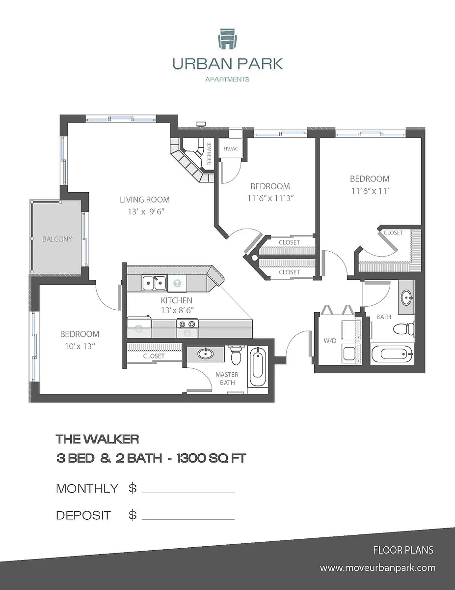 Floor plan UPI - The Walker