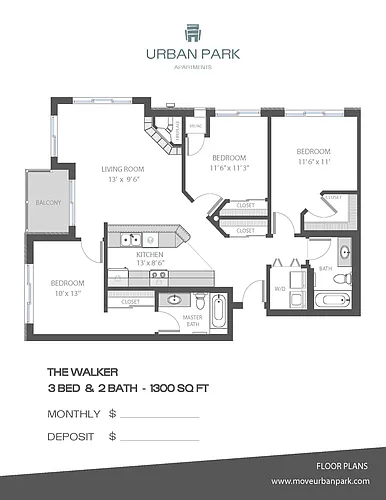 Floor plan UPI - The Walker